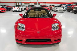 2005 Acura NSX in New Formula Red over Tan