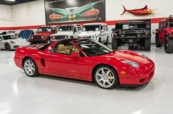2005 Acura NSX in New Formula Red over Tan