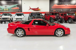 2005 Acura NSX in New Formula Red over Tan