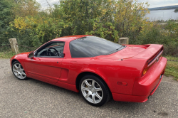 2005 Acura NSX in New Formula Red over Tan
