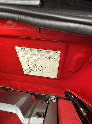 2005 Acura NSX in New Formula Red over Tan