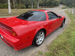2005 Acura NSX in New Formula Red over Tan