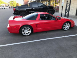 2005 Acura NSX in New Formula Red over Tan