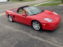 2005 Acura NSX in New Formula Red over Tan