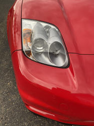 2005 Acura NSX in New Formula Red over Tan