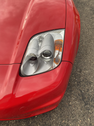 2005 Acura NSX in New Formula Red over Tan