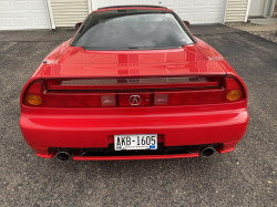 2005 Acura NSX in New Formula Red over Tan
