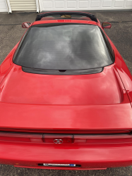 2005 Acura NSX in New Formula Red over Tan