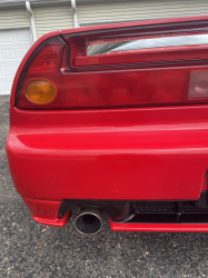 2005 Acura NSX in New Formula Red over Tan