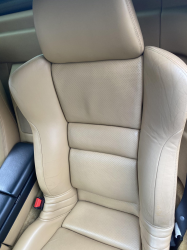 2005 Acura NSX in New Formula Red over Tan