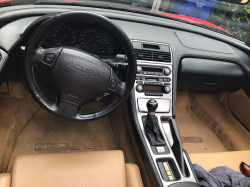 2005 Acura NSX in New Formula Red over Tan