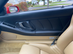 2005 Acura NSX in New Formula Red over Tan