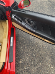 2005 Acura NSX in New Formula Red over Tan