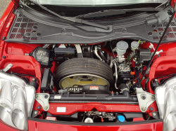 2005 Acura NSX in New Formula Red over Tan