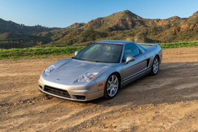2005 Acura NSX in Sebring Silver over Black