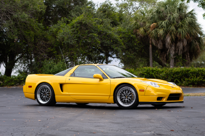 2005 Acura NSX in Rio Yellow over Black