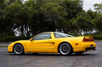 2005 Acura NSX in Rio Yellow over Black