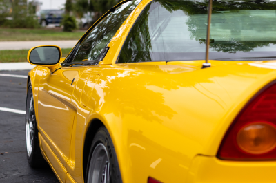 2005 Acura NSX in Rio Yellow over Black