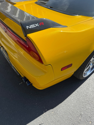2005 Acura NSX in Rio Yellow over Black