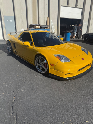 2005 Acura NSX in Rio Yellow over Black