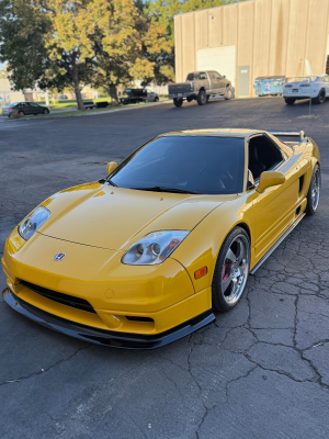 2005 Acura NSX in Rio Yellow over Black