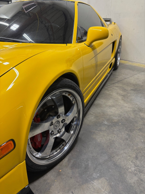 2005 Acura NSX in Rio Yellow over Black