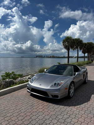 2005 Acura NSX in Sebring Silver over Black