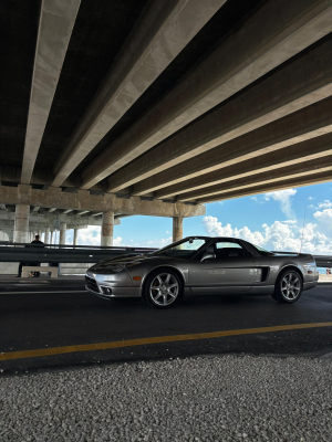 2005 Acura NSX in Sebring Silver over Black