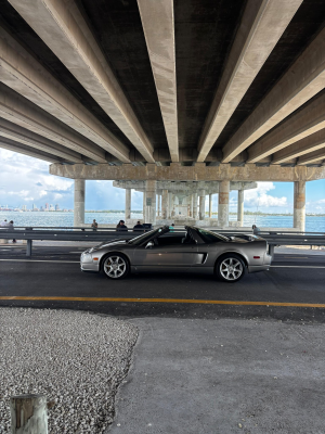2005 Acura NSX in Sebring Silver over Black
