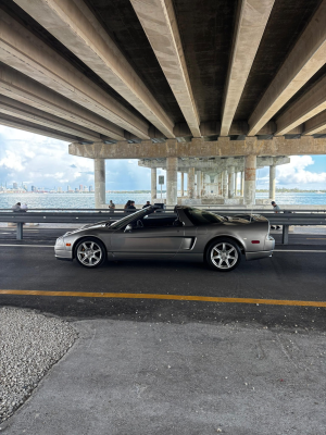 2005 Acura NSX in Sebring Silver over Black