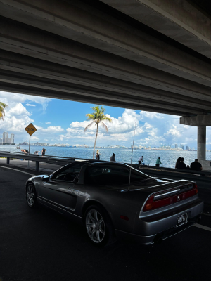 2005 Acura NSX in Sebring Silver over Black