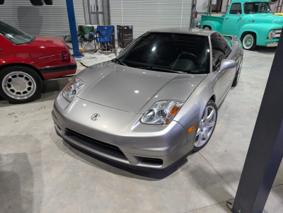 2005 Acura NSX in Sebring Silver over Black