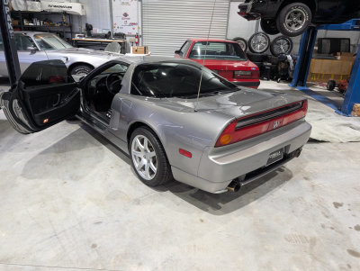 2005 Acura NSX in Sebring Silver over Black