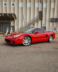 2005 Acura NSX in New Formula Red over Tan