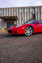 2005 Acura NSX in New Formula Red over Tan