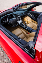 2005 Acura NSX in New Formula Red over Tan