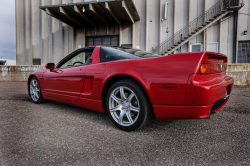 2005 Acura NSX in New Formula Red over Tan