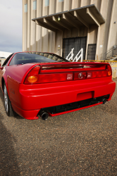 2005 Acura NSX in New Formula Red over Tan