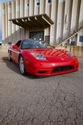 2005 Acura NSX in New Formula Red over Tan