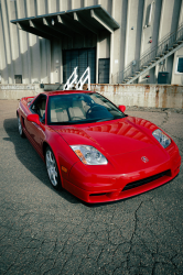 2005 Acura NSX in New Formula Red over Tan