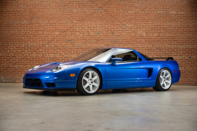 2005 Acura NSX in Long Beach Blue over Blue