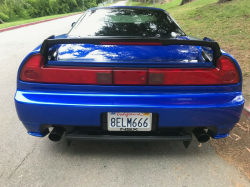 2005 Acura NSX in Long Beach Blue over Blue