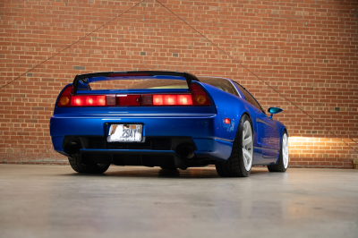2005 Acura NSX in Long Beach Blue over Blue