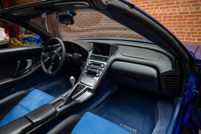 2005 Acura NSX in Long Beach Blue over Blue