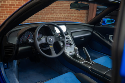 2005 Acura NSX in Long Beach Blue over Blue