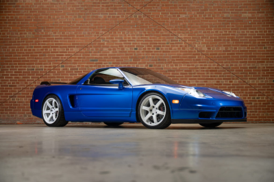 2005 Acura NSX in Long Beach Blue over Blue