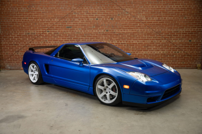 2005 Acura NSX in Long Beach Blue over Blue