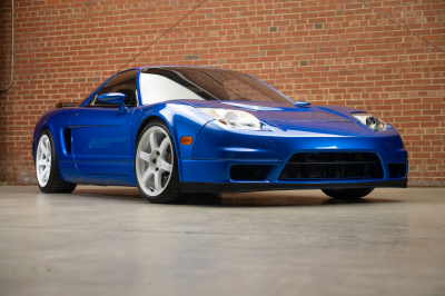 2005 Acura NSX in Long Beach Blue over Blue