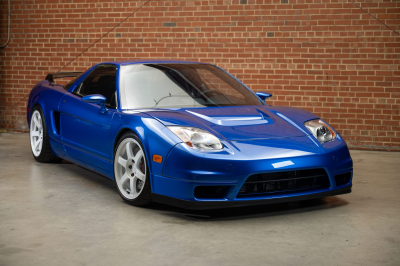 2005 Acura NSX in Long Beach Blue over Blue