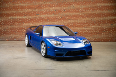 2005 Acura NSX in Long Beach Blue over Blue